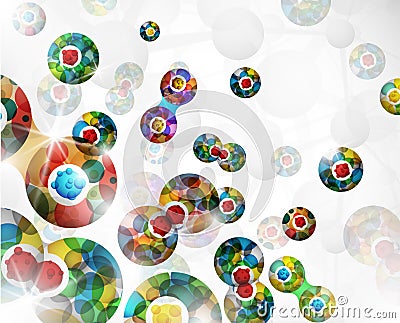 Cell division Vector Illustration