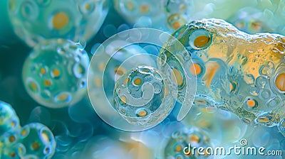 Cell division is rapid and synchronous as the blastocyst grows in size and complexity Stock Photo