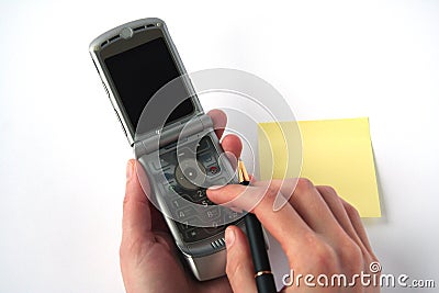 Cell fone. Stock Photo