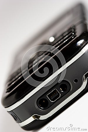 Cell-phone: bottom view Stock Photo
