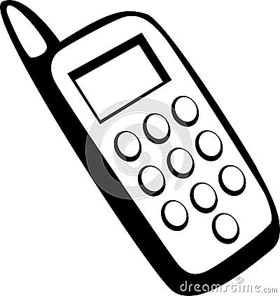 Cell phone vector illustration Vector Illustration