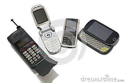 Cell phones Stock Photo