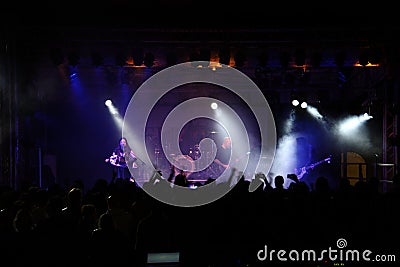 Cellar Darling band in concert Editorial Stock Photo