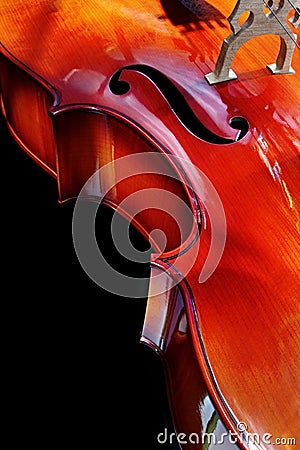 Cello Detail Stock Photo