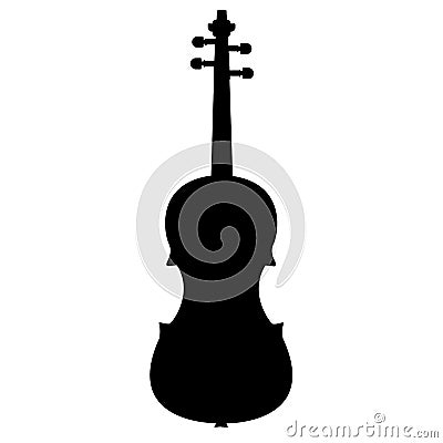 Cello icon on white background. Cello logo. flat style Vector Illustration