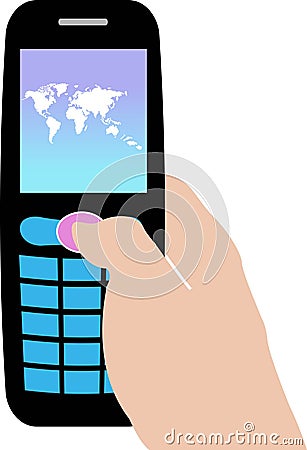 Cellphone Vector Illustration