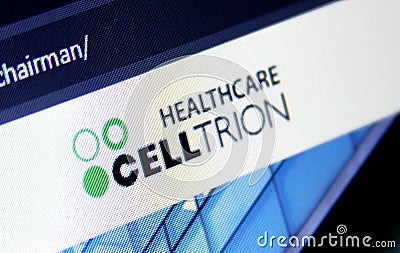 Celltrion biopharmaceutical company Editorial Stock Photo