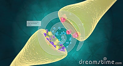 The Cellular Mechanism of Depression Stock Photo