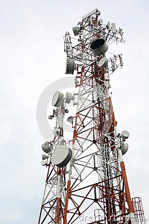 Cellular tower Stock Photo