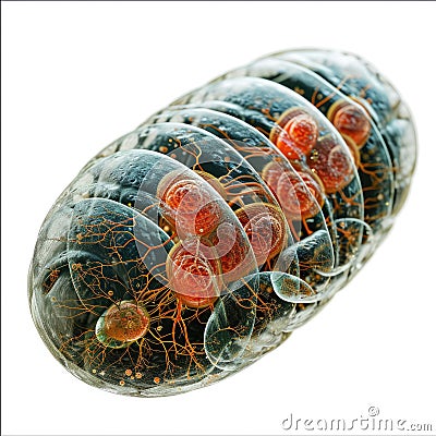 Cellular wonder : mitochondria, the dynamic organelles shaping energy production and vital cell functions within the Stock Photo