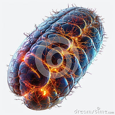 Cellular wonder : mitochondria, the dynamic organelles shaping energy production and vital cell functions within the Stock Photo