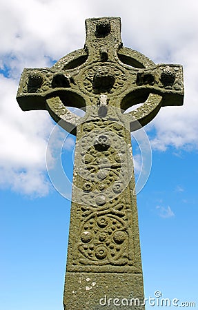 Celtic Cross Stock Photo