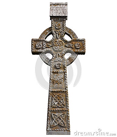 Celtic Cross Stock Photo