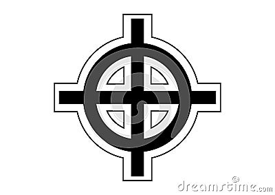 Celtic Cross Stock Photo