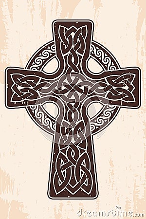 Celtic national cross. Stock Photo