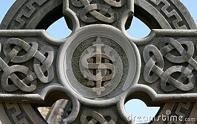 Celtic Cross Stock Photo