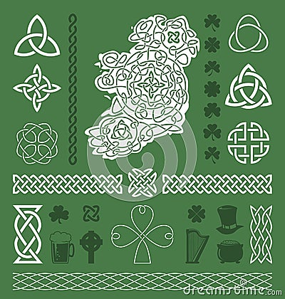 Celtic Design Elements Vector Illustration