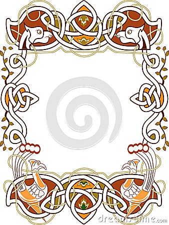 Celtic frame Vector Illustration