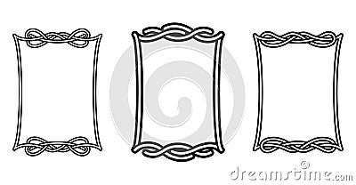 Celtic frames Vector Illustration