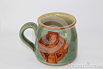 Celtic mug Stock Photo