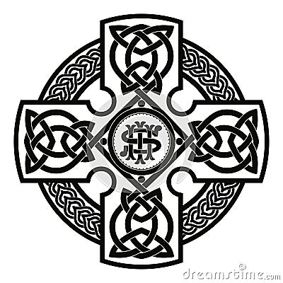 Celtic national cross. Vector Illustration