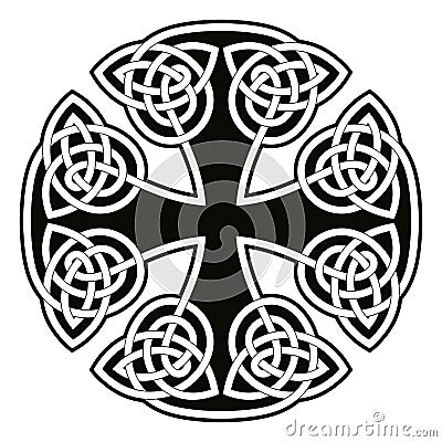 Celtic national cross. Vector Illustration