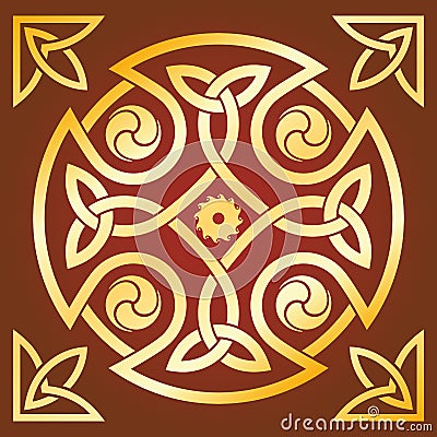 Celtic national ornaments. Vector Illustration