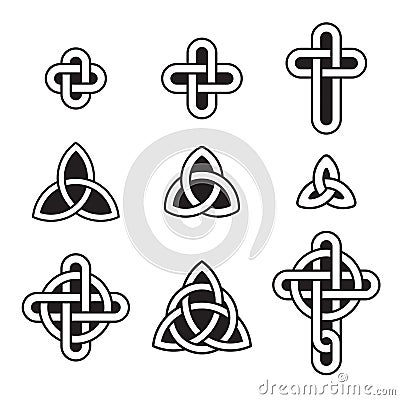 Celtic ornament set Vector Illustration