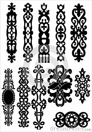 Celtic ornate elements Vector Illustration