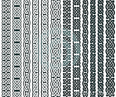 Celtic Patterns Collection Vector Illustration