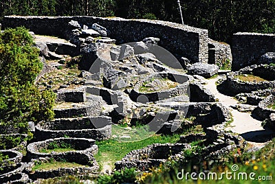 Celtic ruins Stock Photo