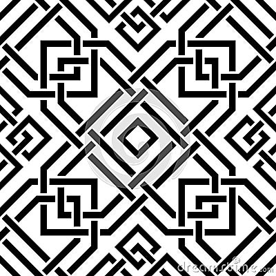 Celtic seamless pattern Vector Illustration