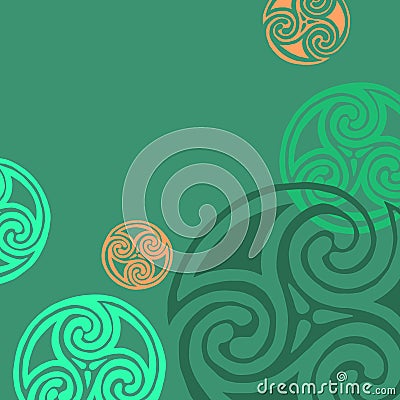 Celtic sign design symbol element abstract knot icon tatt Stock Photo