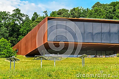 Celts world - Archaeological Park and Museum in Glauberg, Hesse, Germany Editorial Stock Photo