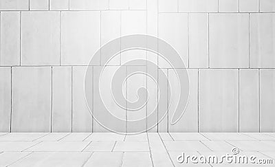 Cement Background Wall Room Gallery Space Interior Studio Empty Gray Floor,White Backdrop Table Loft Product,Concrete Grey Stock Photo
