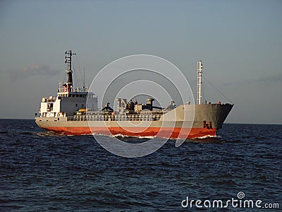 Cement Carrier Stock Photo