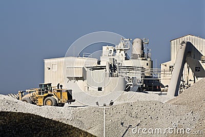 Cement factory Stock Photo