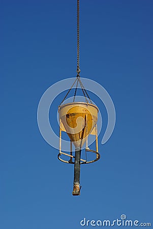 Cement lifter Stock Photo