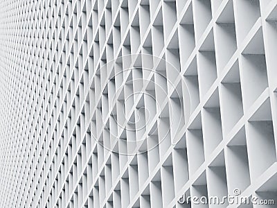 Cement panel Architecture details Geometric Pattern Stock Photo