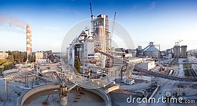 Cement plant Stock Photo