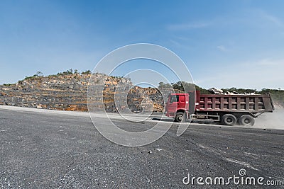 Cement quarry Stock Photo