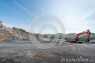 Cement quarry Stock Photo