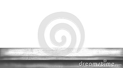 Cement shelf isolated onwhite backgrounds Stock Photo