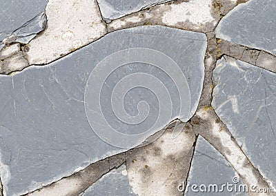 Cement and slate stone floor. Ideal as background, texture and abstract design image Stock Photo