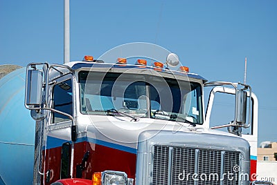 Cement Truck Stock Photo