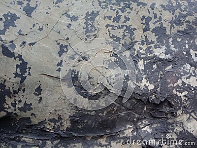 Cement wall textured with grey and black shaded background wallpaper, Stock Photo