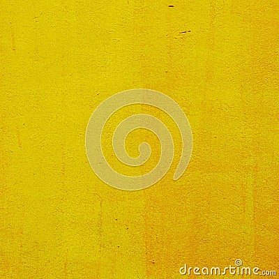 Cement yellow wall with street, textured Stock Photo