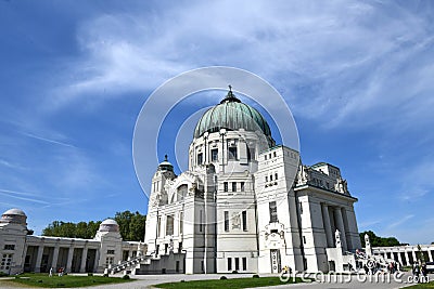 Cemetery Church of Saint Charles Borromeo at the Central Cemetery in Vienna, Austria, Europe Editorial Stock Photo