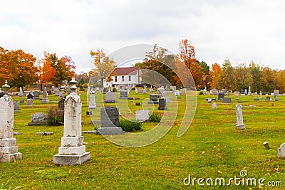 Cemetery in Pennsylvania Stock Photo