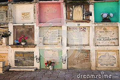 Cemetery, San Miguel de Allende, Mexico Editorial Stock Photo